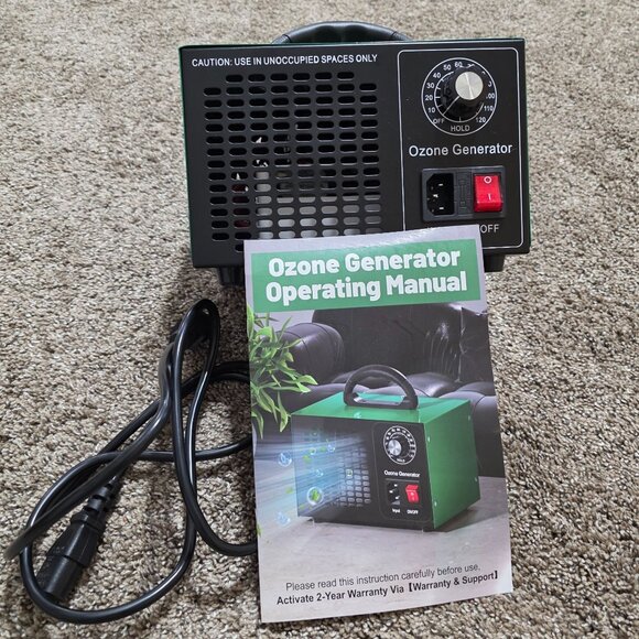 Ozone Generator Machine 120min Timer | 45,000mg/h Deodorizer Air Purifier (Open - Picture 2 of 11